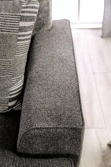 HOLBORN Loveseat, Gray - California Furniture (Coachella, CA)