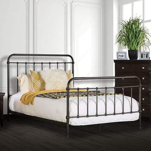 IRIA Dark Bronze Cal.King & E.King Bed - California Furniture (Coachella, CA)