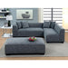 JAYLENE Gray Sectional - California Furniture (Coachella, CA)