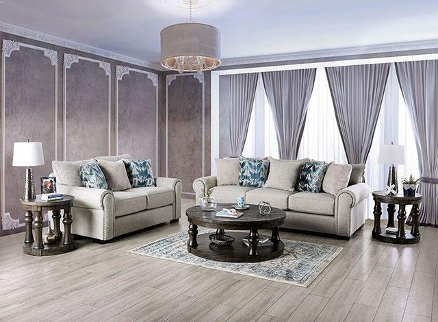 LAREDO Sofa, Beige - California Furniture (Coachella, CA)