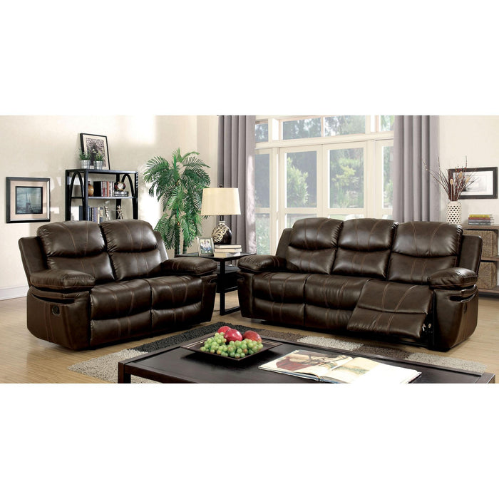 Listowel Brown Love Seat - California Furniture (Coachella, CA)