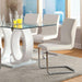 LODIA I White Dining Table - California Furniture (Coachella, CA)