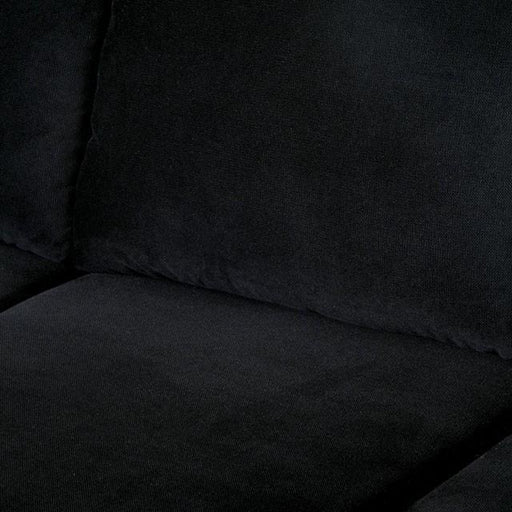 LOMMA Black Ottoman - California Furniture (Coachella, CA)