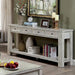 Meadow Antique White Sofa Table - California Furniture (Coachella, CA)