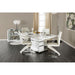 Midvale White/Chrome Dining Table - California Furniture (Coachella, CA)