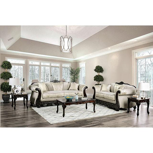 Newdale Ivory Love Seat - California Furniture (Coachella, CA)