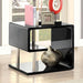 Ninove Black/Chrome End Table - California Furniture (Coachella, CA)