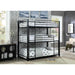 Olga I Antique Black Full/Full Bunk Bed - California Furniture (Coachella, CA)
