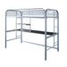 Opal Iii Black & Silver Twin Loft Bed - California Furniture (Coachella, CA)