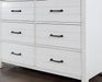 PRIAM Dresser, White/Gray - California Furniture (Coachella, CA)