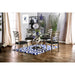 ROXO Silver/Black Round Dining Table - California Furniture (Coachella, CA)