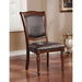 Sylvana Brown Cherry/Espresso Side Chair (2/CTN) - California Furniture (Coachella, CA)