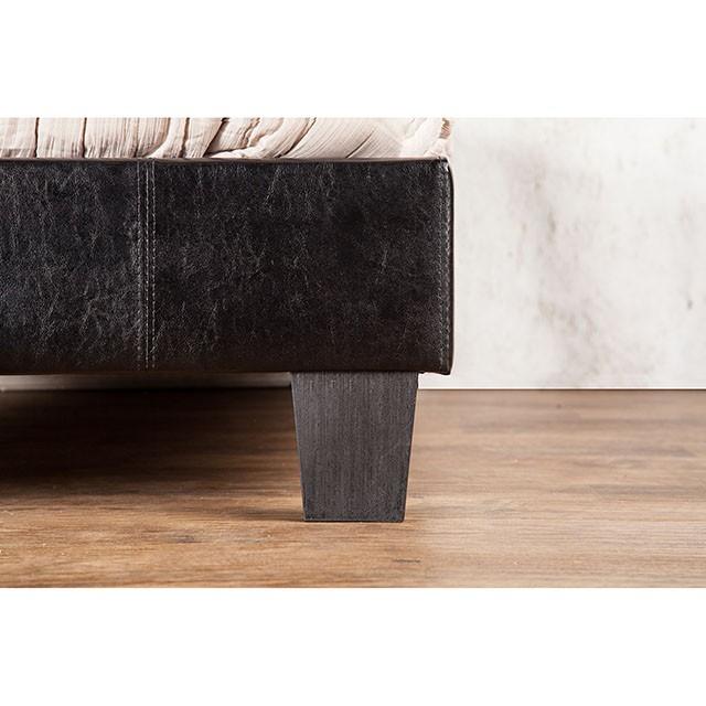 Velen Black Cal.King, E.King, Full, & Twin Bed Black & White - California Furniture (Coachella, CA)