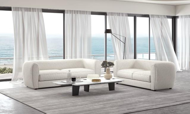 VERDAL Loveseat, Off-White - California Furniture (Coachella, CA)