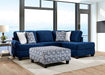 WALDPORT Sectional, Navy - California Furniture (Coachella, CA)