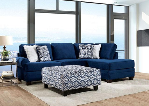 WALDPORT Sectional, Navy - California Furniture (Coachella, CA)