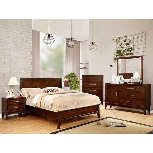 SNYDER Brown Cherry Mirror - California Furniture (Coachella, CA)