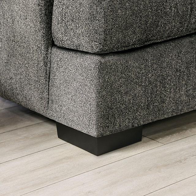 HOLBORN Loveseat, Gray - California Furniture (Coachella, CA)