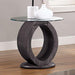 Lodia Gray End Table - California Furniture (Coachella, CA)