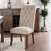 Marshall Beige/Rustic Oak Side Chair (2/CTN) - California Furniture (Coachella, CA)