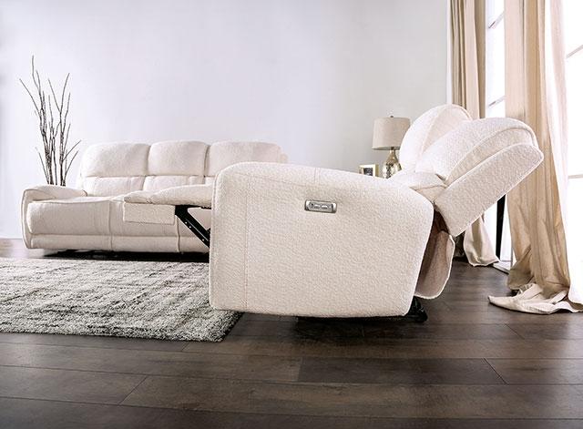 MORCOTE Power Recliner, Beige - California Furniture (Coachella, CA)