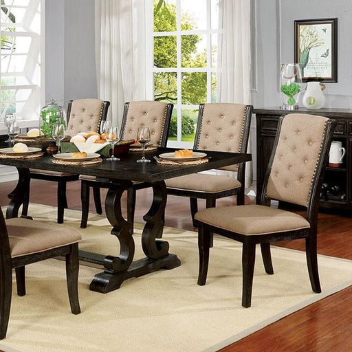 Patience Dark Walnut Dining Table - California Furniture (Coachella, CA)