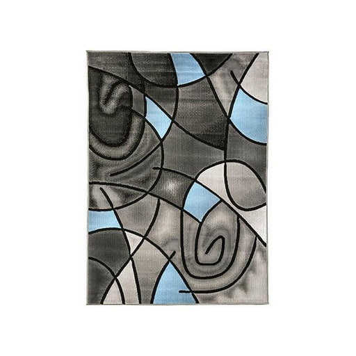 Sivas Charcoal Blue 5' X 8' Area Rug - California Furniture (Coachella, CA)
