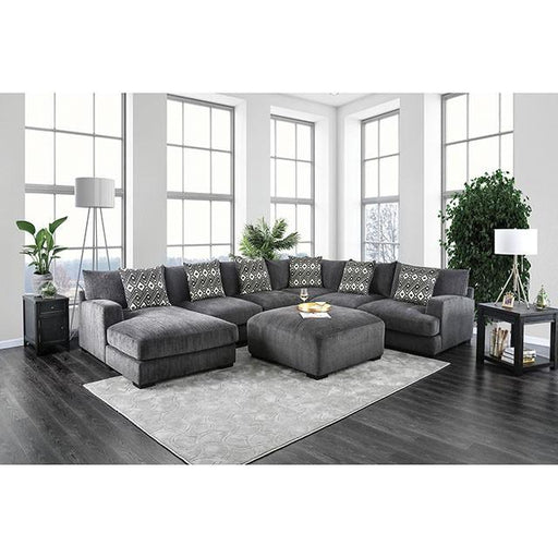 Kaylee Gray U-Shaped Sectional - California Furniture (Coachella, CA)