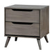 Lennart Gray Night Stand - California Furniture (Coachella, CA)