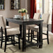 Sania III Antique Black 60" Counter Ht. Table - California Furniture (Coachella, CA)