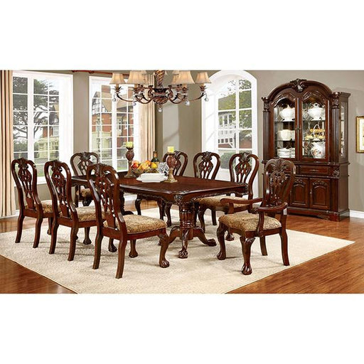 ELANA Brown Cherry Dining Table w/ 18" Butterfly Leaf - California Furniture (Coachella, CA)