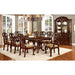 ELANA Brown Cherry Dining Table w/ 18" Butterfly Leaf - California Furniture (Coachella, CA)