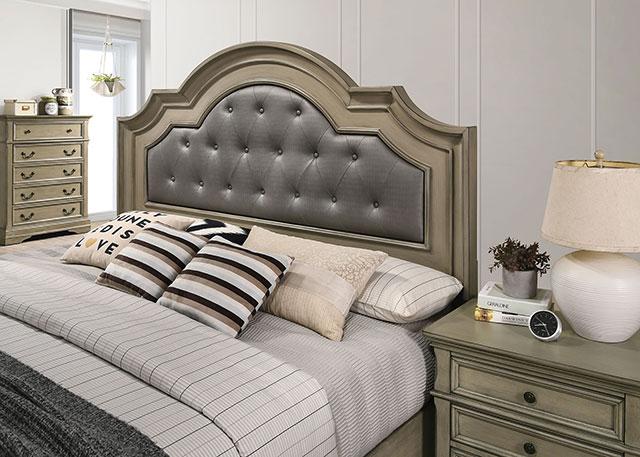 LASTHENIA Cal.King, E.King, Queen Bed - California Furniture (Coachella, CA)