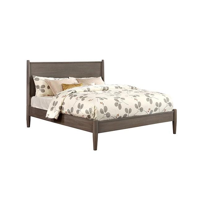 LENNART I Gray & Oak Full Twin Bed - California Furniture (Coachella, CA)