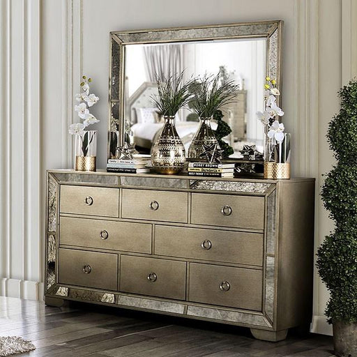 LORAINE Champagne Mirror - California Furniture (Coachella, CA)