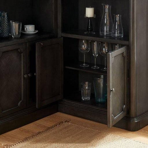 Voltaire Gray Curio Cabinet - California Furniture (Coachella, CA)