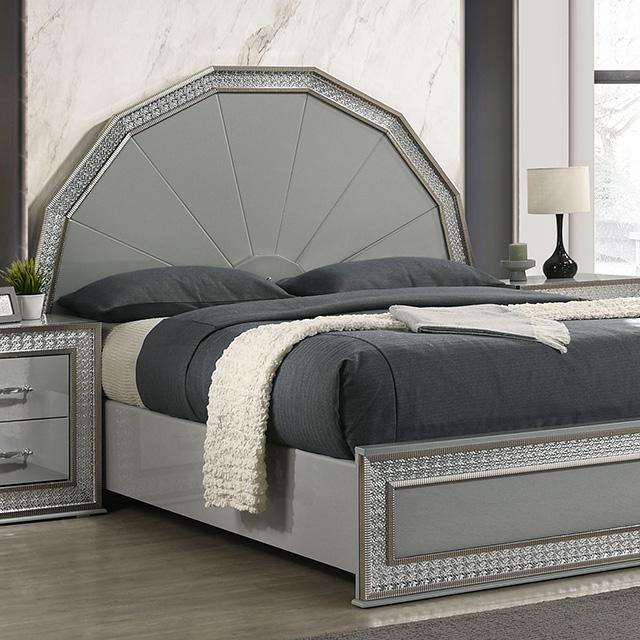 Cassiopeia E.King & Queen Bed Squre & Circular - California Furniture (Coachella, CA)