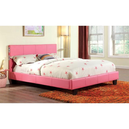 Evans E.King & Cal.King Bed Espressso, White, & Camel - California Furniture (Coachella, CA)