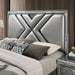 Emmeline Bed Silver & White - California Furniture (Coachella, CA)
