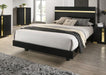 Lillestrom E.King, Queen, Full, & Full Bed Black & White - California Furniture (Coachella, CA)