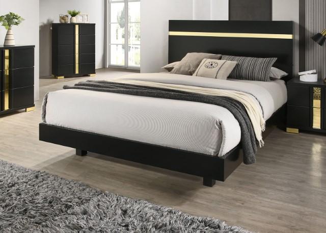 Lillestrom E.King, Queen, Full, & Full Bed Black & White - California Furniture (Coachella, CA)