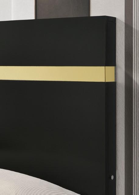 Lillestrom Bed Black - California Furniture (Coachella, CA)