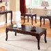 Cheshire Dark Cherry 3 Pc. Coffee Table Set - California Furniture (Coachella, CA)