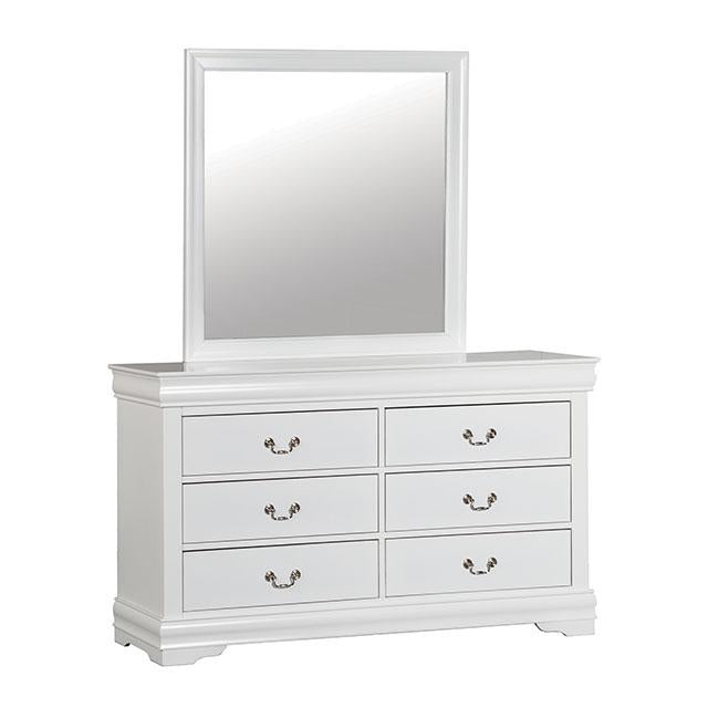 Louis Philippe Dresser White - California Furniture (Coachella, CA)