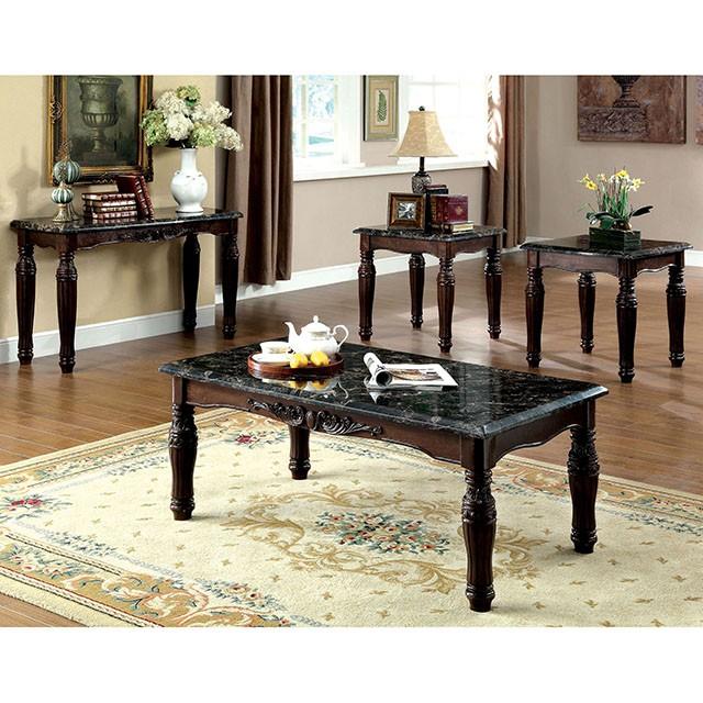 Brampton Espresso/Black Faux Sofa Table - California Furniture (Coachella, CA)