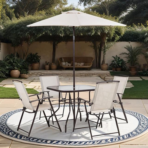 Fallone 7 Pc. Outdoor Dining Set - California Furniture (Coachella, CA)