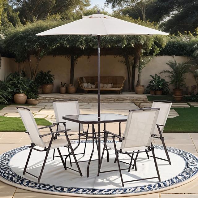 Fallone 7 Pc. Outdoor Dining Set - California Furniture (Coachella, CA)