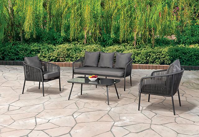 Myesha 4 Pc. Conversation Set - California Furniture (Coachella, CA)