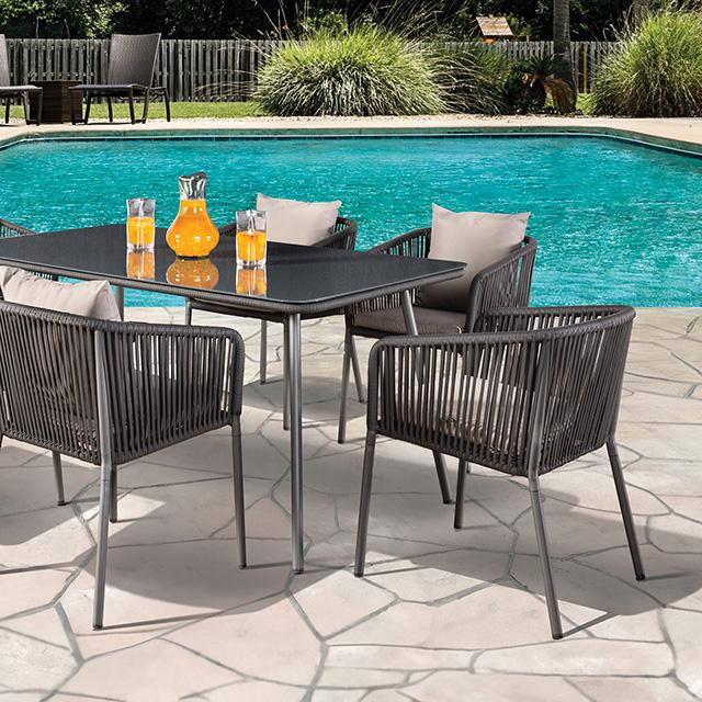 Tushari 8 Pc. Outdoor Dining Set - California Furniture (Coachella, CA)