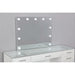 Valentina Vanity Set White & Dark Gray - California Furniture (Coachella, CA)